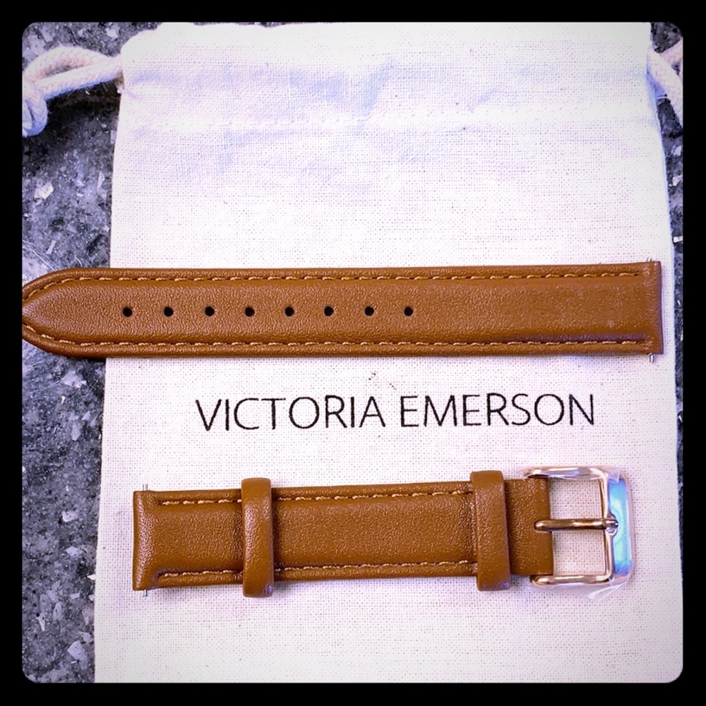 Victoria Emerson leather watch band